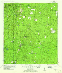 Randado Texas Historical topographic map, 1:62500 scale, 15 X 15 Minute, Year 1939
