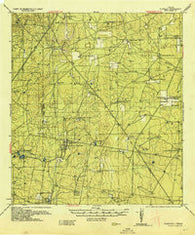 Randado Texas Historical topographic map, 1:62500 scale, 15 X 15 Minute, Year 1940