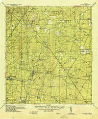 Randado Texas Historical topographic map, 1:62500 scale, 15 X 15 Minute, Year 1940
