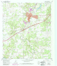 Ranger Texas Historical topographic map, 1:24000 scale, 7.5 X 7.5 Minute, Year 1966