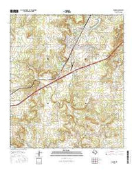 Ranger Texas Current topographic map, 1:24000 scale, 7.5 X 7.5 Minute, Year 2016