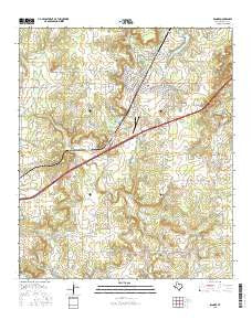 Ranger Texas Current topographic map, 1:24000 scale, 7.5 X 7.5 Minute, Year 2016