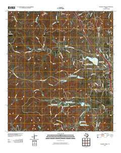 Ranger Creek Texas Historical topographic map, 1:24000 scale, 7.5 X 7.5 Minute, Year 2010