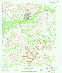 Rankin Texas Historical topographic map, 1:24000 scale, 7.5 X 7.5 Minute, Year 1970