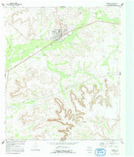 Rankin Texas Historical topographic map, 1:24000 scale, 7.5 X 7.5 Minute, Year 1970