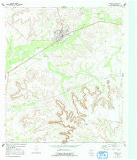 Rankin Texas Historical topographic map, 1:24000 scale, 7.5 X 7.5 Minute, Year 1970