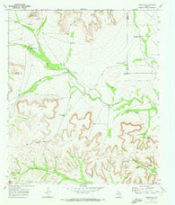 Rankin SE Texas Historical topographic map, 1:24000 scale, 7.5 X 7.5 Minute, Year 1970