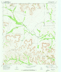 Rankin SE Texas Historical topographic map, 1:24000 scale, 7.5 X 7.5 Minute, Year 1970