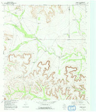 Rankin SE Texas Historical topographic map, 1:24000 scale, 7.5 X 7.5 Minute, Year 1970
