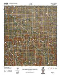 Rankin NE Texas Historical topographic map, 1:24000 scale, 7.5 X 7.5 Minute, Year 2010