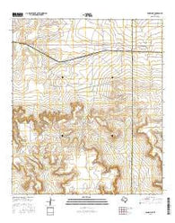 Rankin NE Texas Current topographic map, 1:24000 scale, 7.5 X 7.5 Minute, Year 2016