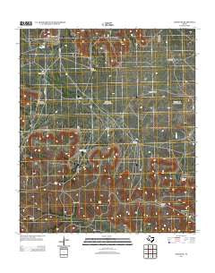 Rankin SE Texas Historical topographic map, 1:24000 scale, 7.5 X 7.5 Minute, Year 2012
