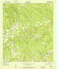 Ratcliff Texas Historical topographic map, 1:24000 scale, 7.5 X 7.5 Minute, Year 1951