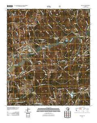 Ratcliff Texas Historical topographic map, 1:24000 scale, 7.5 X 7.5 Minute, Year 2011