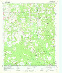 Ravanna Arkansas Historical topographic map, 1:24000 scale, 7.5 X 7.5 Minute, Year 1969