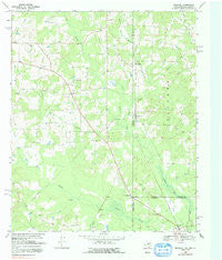 Ravanna Arkansas Historical topographic map, 1:24000 scale, 7.5 X 7.5 Minute, Year 1969