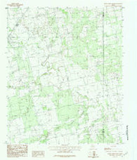 Raven Creek North Texas Historical topographic map, 1:24000 scale, 7.5 X 7.5 Minute, Year 1984