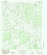 Raven Creek North Texas Historical topographic map, 1:24000 scale, 7.5 X 7.5 Minute, Year 1984