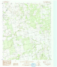Raven Creek North Texas Historical topographic map, 1:24000 scale, 7.5 X 7.5 Minute, Year 1984