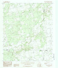 Raven Creek South Texas Historical topographic map, 1:24000 scale, 7.5 X 7.5 Minute, Year 1984