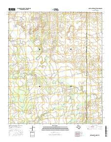 Raven Creek North Texas Current topographic map, 1:24000 scale, 7.5 X 7.5 Minute, Year 2016