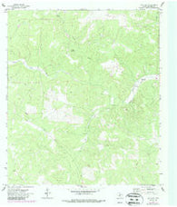 Ray Lake Texas Historical topographic map, 1:24000 scale, 7.5 X 7.5 Minute, Year 1971