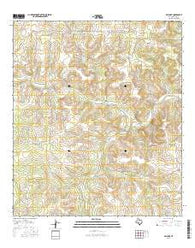 Ray Lake Texas Current topographic map, 1:24000 scale, 7.5 X 7.5 Minute, Year 2016