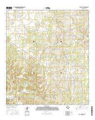 Ray Lake NW Texas Current topographic map, 1:24000 scale, 7.5 X 7.5 Minute, Year 2016
