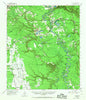 Rayburn Texas Historical topographic map, 1:62500 scale, 15 X 15 Minute, Year 1955