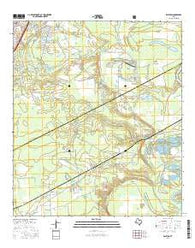Rayburn Texas Current topographic map, 1:24000 scale, 7.5 X 7.5 Minute, Year 2016