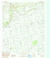 Rayland Texas Historical topographic map, 1:24000 scale, 7.5 X 7.5 Minute, Year 1983