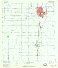 Raymondville Texas Historical topographic map, 1:24000 scale, 7.5 X 7.5 Minute, Year 1956