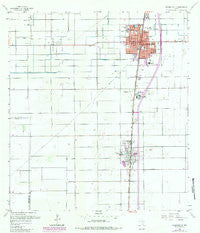 Raymondville Texas Historical topographic map, 1:24000 scale, 7.5 X 7.5 Minute, Year 1956