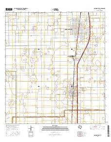 Raymondville Texas Current topographic map, 1:24000 scale, 7.5 X 7.5 Minute, Year 2016