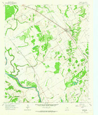 Reagan Texas Historical topographic map, 1:24000 scale, 7.5 X 7.5 Minute, Year 1962
