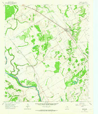 Reagan Texas Historical topographic map, 1:24000 scale, 7.5 X 7.5 Minute, Year 1962