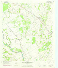 Reagan Texas Historical topographic map, 1:24000 scale, 7.5 X 7.5 Minute, Year 1962