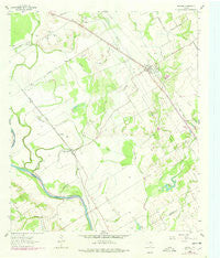 Reagan Texas Historical topographic map, 1:24000 scale, 7.5 X 7.5 Minute, Year 1962