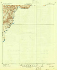 Reagan Canyon Texas Historical topographic map, 1:62500 scale, 15 X 15 Minute, Year 1918