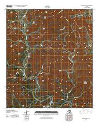 Reagan Wells Texas Historical topographic map, 1:24000 scale, 7.5 X 7.5 Minute, Year 2010