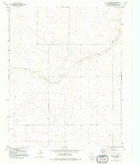 Red Cow Draw Texas Historical topographic map, 1:24000 scale, 7.5 X 7.5 Minute, Year 1973