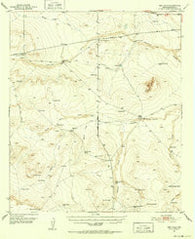 Red Hills Texas Historical topographic map, 1:62500 scale, 15 X 15 Minute, Year 1951
