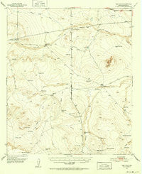 Red Hills Texas Historical topographic map, 1:62500 scale, 15 X 15 Minute, Year 1951