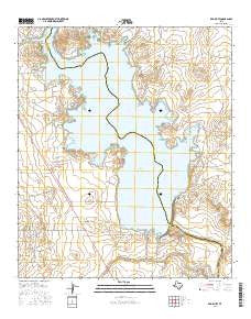 Red Bluff Texas Current topographic map, 1:24000 scale, 7.5 X 7.5 Minute, Year 2016