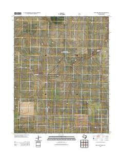 Red Cow Draw Texas Historical topographic map, 1:24000 scale, 7.5 X 7.5 Minute, Year 2012