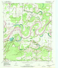 Redbank Texas Historical topographic map, 1:24000 scale, 7.5 X 7.5 Minute, Year 1950