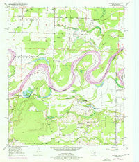 Redbank Texas Historical topographic map, 1:24000 scale, 7.5 X 7.5 Minute, Year 1950