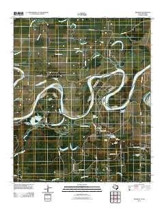 Redbank Texas Historical topographic map, 1:24000 scale, 7.5 X 7.5 Minute, Year 2011