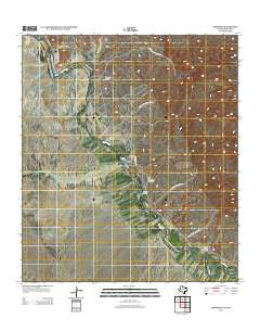 Redford Texas Historical topographic map, 1:24000 scale, 7.5 X 7.5 Minute, Year 2012