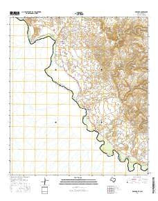 Redford Texas Current topographic map, 1:24000 scale, 7.5 X 7.5 Minute, Year 2016